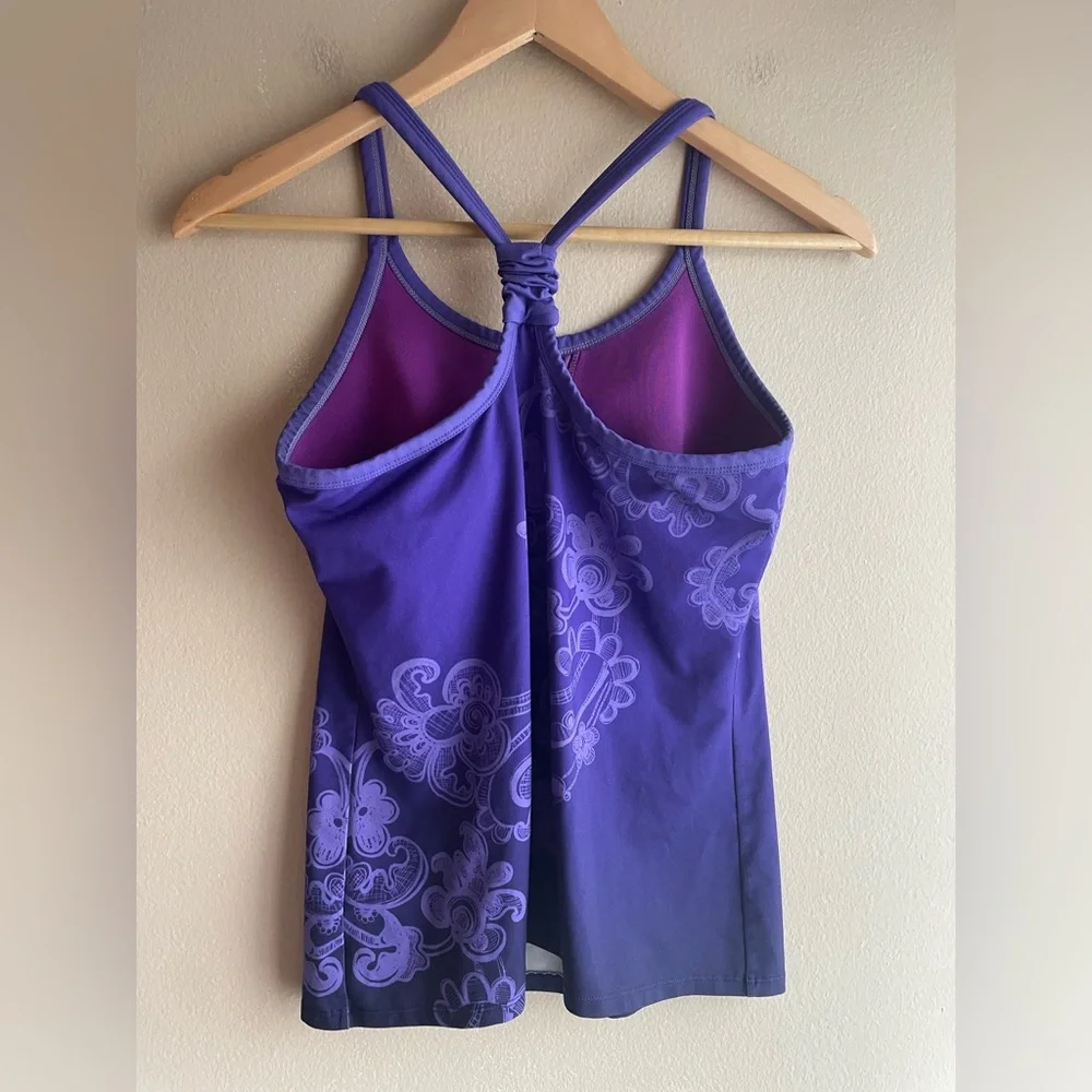 Athleta Women Purple Swim Bikini Top Size Small - Picture 4 of 8